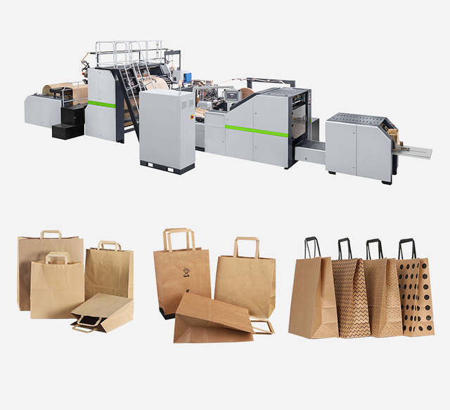 Retail Reel Feeding Paper Bag Machine