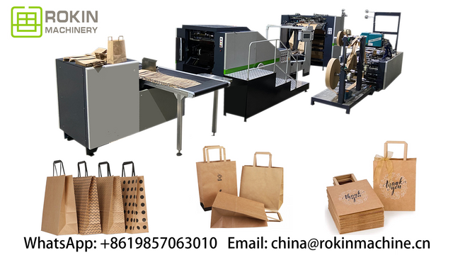 RKHF-450BF Full Automatic Paper Bag Machine with Flat Handle