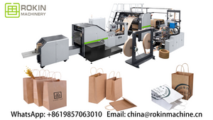 RKHF-450T Automatic Kraft Food Paper Bag Machine with Twisted Handle