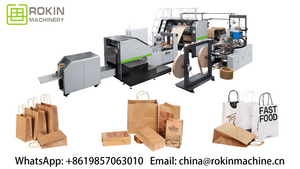 RKHF-330T Full automatic paper bag machine with twisted handle
