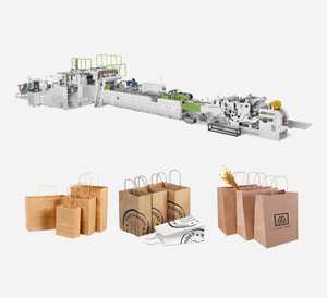 RKDZ-220T Full Automatic Sheet Feeding Paper Bag Machine With Twisted Handle