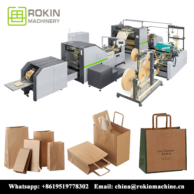 RKHF-450F Full automatic paper bag machine with flat handle